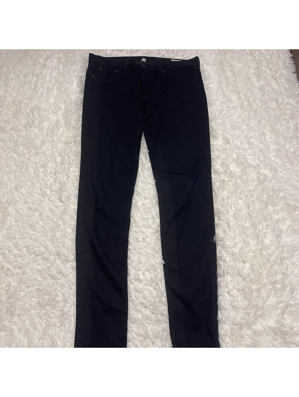 Rag & Bone Jeans Womens 31 Black The Legging Jeggings Stretch Skinny